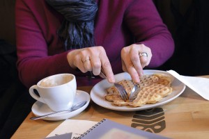 Kaffeetrinken in Johannes