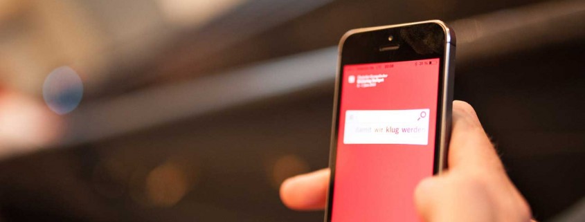 Smartphone in der Hand